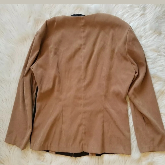 VTG 80s Shirt Sz 14 Sheri Martin NY Color Block Slimming - Picture 8 of 8